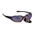 RayZor Professional Lightweight UV400 GunMetal Grey Sports Wrap Golf Sunglasses, With a Blue Smoked Anti-Glare Lens