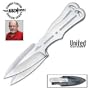 Pro Thrower Combo, 2 Knives, 3.75 in. Blade, Plain, Leather