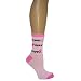 Pink Ribbon Breast Cancer Awareness Relay for Life Crew Socks Great for Fundraising Walk Survivor