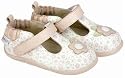 Robeez Tredz Blossom T-Strap - White Lightweight Flex Sole Outdoor Shoes ( US size: 5 / 12-15 months / EU Size 21/ UK/AUS 4.5) * 09 Newest Collection -- NEW IMPROVED FIT!! *