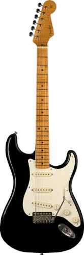 Fender Eric Johnson Stratocaster® Maple Electric Guitar, Black, Maple Fretboard