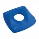 RUB269100 - Bottle Recycling Lid, 16x16x3-1/4, Blue