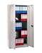 BISLEY Flügeltürenschrank / Werkzeugschrank / Aktenschrank mit 4 Böden! Lichtgrau