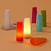 Kids Colorful Glow Lights - Glow Nightlight (Set of 2) 2.4 x 2.3 x 6h