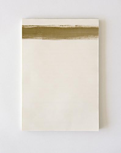 Gold Painted Stripe Notepad 50 Sheets American Made