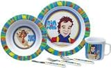 Big Cook Little Cook 6 Piece Tableware Set - New Non Slip Feature & comes in Clear Gift Box!!