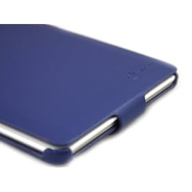 (Blue) Mivizu Sleek Amazon Kindle 2 Leather case cover for Kindle 2.0 eBook reader