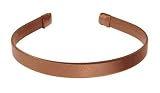 L. Erickson USA 1/2 Ultracomfort Headband - 100% Silk Charmeuse Hickory