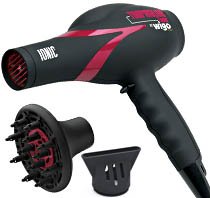 Wigo Europe WG5124 Tourmaline Tools 1875 Watt Professional Dryer with Ionic Technology