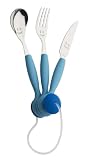 Rivadossi - Trebimbi - Jingle - Couverts enfant - Bleu - 3 pièces (Import Grande Bretagne)