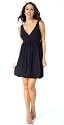 Sexy Short Sophisticated Fashionable Classic Sleeveless Babydoll Dress with BubbleHem from Hot Fash Dresses - BUBBLE DRESS Black