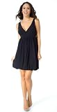 Sexy Short Sophisticated Fashionable Classic Sleeveless Babydoll Dress with BubbleHem from Hot Fash Dresses - BUBBLE DRESS Black