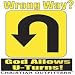 Christian Outfitters~wrong Way Adult T-Shirt