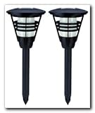 Brinkmann Solar Renaissance Emperor Solar Powered LED Garden Accent Light (2-Light Set)