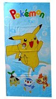 Cartoon Towel Pokemon Bath Sheet / Beach Towel 30 x 60 (color yellow)