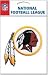 NFL Embroidered 3D Stickers WASHINGTON REDSKINS - DISCONTINUED ITEM For Scrapbooking,...