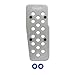 Razo RP124A Super Grip Silver Foot Rest Pedal