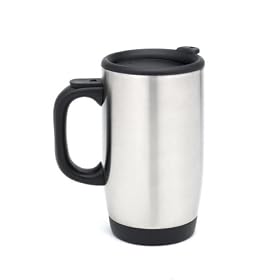 Double-Walled Stainless Steel Mug w Lid - Quality Drinkware for Your Enjoyment by StainlessLUX