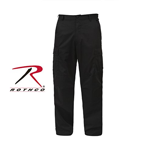 Rothco Bdu Pant Black P/C - Longs, Large