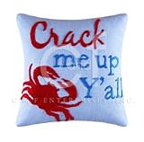 16 x 16 Hooked Pillow, Cracked Me Up