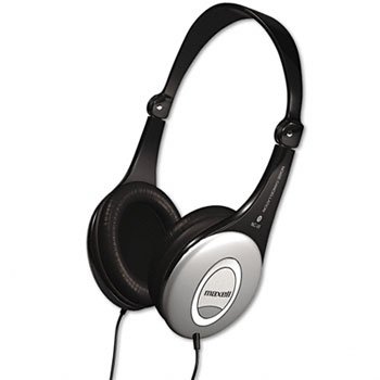 Maxell Lightweight Noise Canceling Headphones With In Line Volume Control Maxell Lightweight Noise Canceling Headphones With In-Line Volume Control