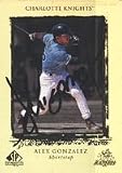 Alex Gonzalez, Charlotte Knights - Marlins Affiliate Autographed Card