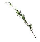 IMAGE OF Sugared Fruit Decorative Green Silk Floral Craft Spray with Glitter Accents 33