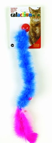 Detail image JW Pet Company Featherlite Boa Bouncing Catnip Cat Teaser Toy