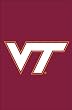 Virginia Tech Hokies Flag - Garden Size