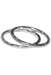 14mm HINGED HOOP EARRINGS in SOLID .925 STERLING SILVER, EASY ON AND OFF STYLE!