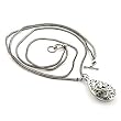 Rhodium Plated Brass Necklaces with Clear CZ, 32 Inches Rhodium Plated Brass Necklaces with Clear CZ, 32 Inches