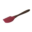 Island Bamboo 40794 Silicone Bowl Scraper with Rainbow Bamboo Wood Handle, 11-1/4 Inches