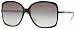 DKNY Women's DY4058 Resin Sunglasses,Black Ice Frame/Grey Gradient Lens,one size