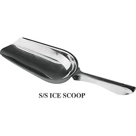 Ice Scoop, 4 Ounce, Stainless Steel by Winco