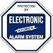 SECURITY SIGN - #102 Burglar Warning Sign - Protected By Burglar Alarm System