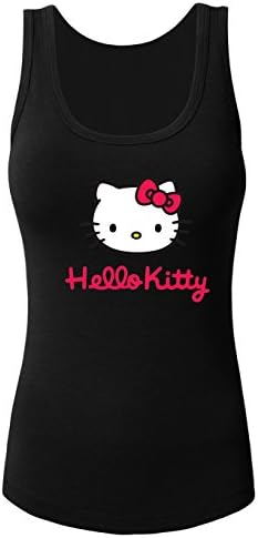 KLOP Hello Kitty Slim Diy Womens Sleeveless Shirt X-Large Black