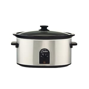 West Bend 85157 7-Quart Oval-Shaped Crockery Cooker by West Bend