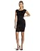Betsey Johnson women's Bustle Dress, Black, 10
