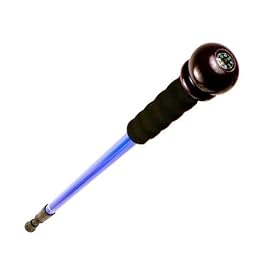 Collapsible Aluminum Shock-Absorbing Hiking Pole - Walking Stick with Camera Mono-Pod by 
