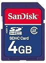 SanDisk 4 GB Class 2 SDHC Flash Memory Card SDSDB-4096-A11