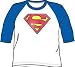 Search : Superman RETRO SUPES DISTRESSED Adult White/Royal Baseball T-shirt Tee Shirt