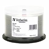 Verbatim DVD-R 4.7GB 16X Datalifeplus Shiny Silver Hub Logo 50K Spindle