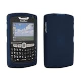 Brand New Original Blackberry World Edition 8800 8810 8820 8830 Midnight Blue (Navy) OEM Skin Gel Wrap Case Phone Protector Verizon, Sprint, TMobile, AT&T, Alltel