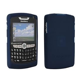 Brand New Original Blackberry World Edition 8800 8820 8830 Midnight Blue (Navy) OEM Skin Gel Wrap Case Phone Protector Verizon, Sprint, TMobile, AT&T, Alltel
