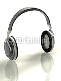Wallmonkeys Peel and Stick Wall Decals - 3D Concept Illustration Headphones - Removable Graphic