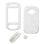HTC 8525 PDA Smartphone Premium Snap-On Transparent Clear Crystal Case Cover with Removable Belt Clip