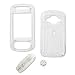 HTC 8525 PDA Smartphone Premium Snap-On Transparent Clear Crystal Case Cover with Removable Belt Clip