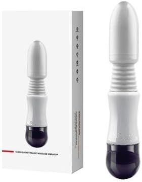 NingDom Female's Office lady Mini Candy Color Body Massager With Flexible Body Waterproof Strong Vibration (White)