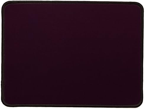Dark Purple Small Gaming Mouse Pad, Stitched Edges, Speed Silky Smooth Surface - 10.6"x8.6"x0.12"