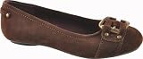Kenneth Cole Reaction Ginger Tap Flat (Little Kid/Big Kid),Dark Brown,5.5 M US Big Kid